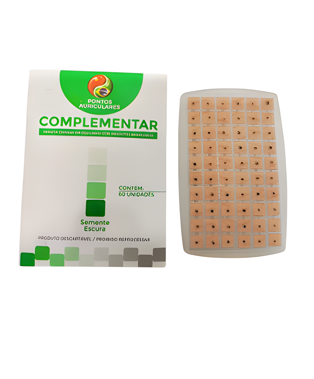 Kit Auriculoterapia — Sementes + Pinça